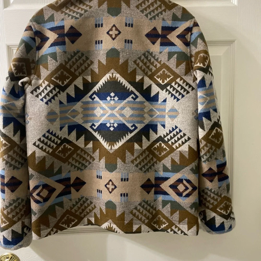 PENDLETON SILVERTON JOURNEY WEST SHEARLING BLANKET COAT Men SMALL, Women MEDIUM - Picture 8 of 9